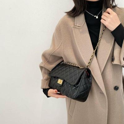 Girl's Black PU Leather Embroidered Shoulder Bag – Stylish & Durable