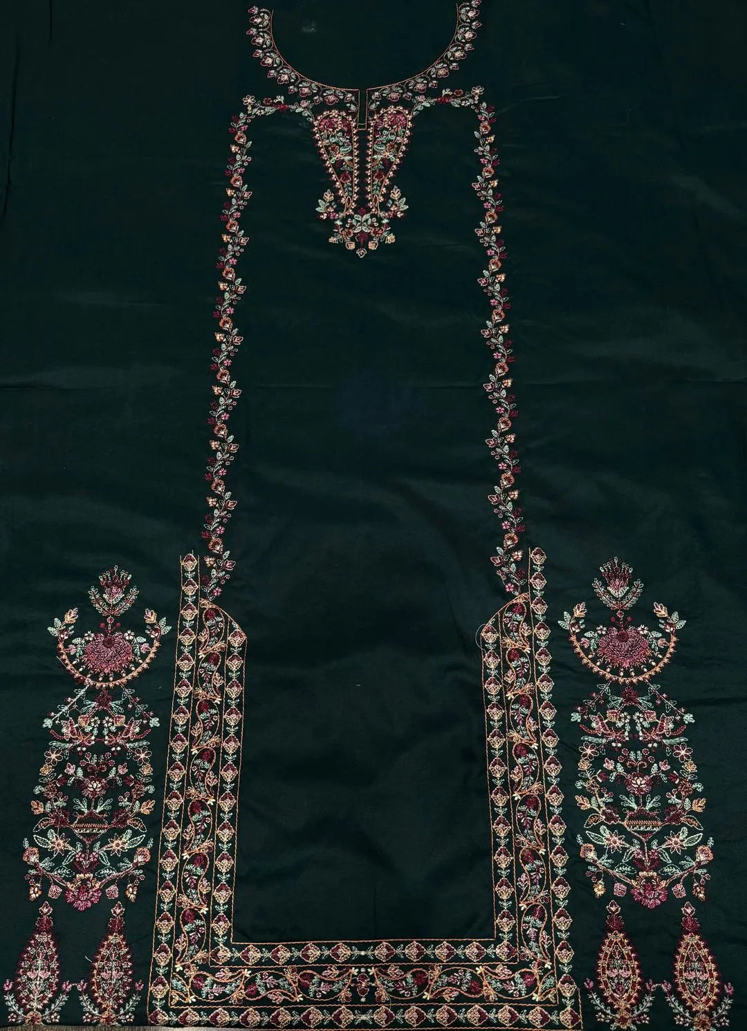Full Heavy EMB 3PC Unstitched Embroidered Suit