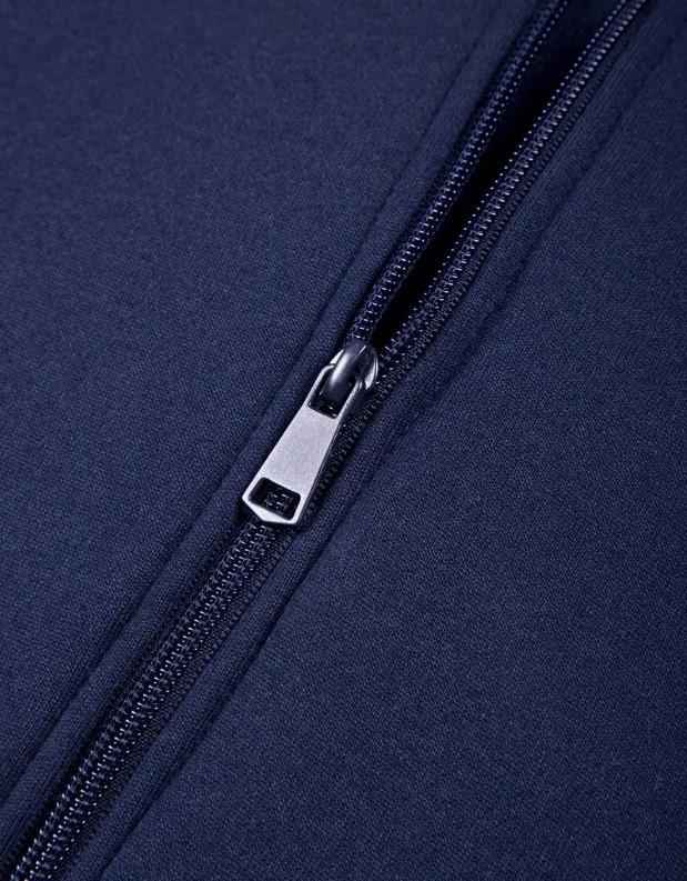 2 Pcs Men's Fleece Plain Zipper Track Suit